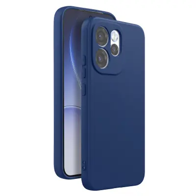 Ovitek za Oppo Reno 15 Pro Soft-Touch iz silikona Serija Fast Cover, Nočno modra