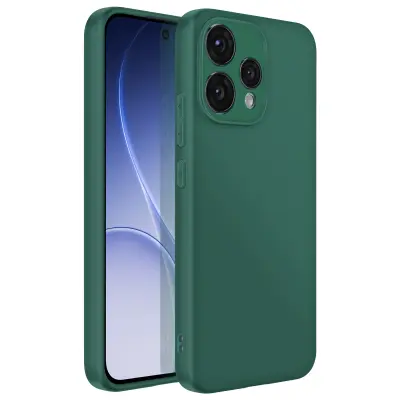 Ovitek za Oppo Reno 15 iz mehkega silikona Protiudarni Oleofoben, Zelena