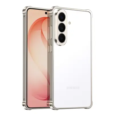 Zaščitni odbijač za Galaxy S26, minimalističen dizajn z obrobo kamere, Siva