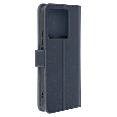 Torbica s preklopom za Xiaomi Redmi Note 13 5G Portfelj podpore za videoposnetke, Nočno modra