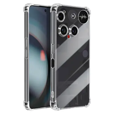 Mayaxess, Ovitek za Nothing Phone 3 Bumper z ojačanimi vogali protiudarni, Prozorna