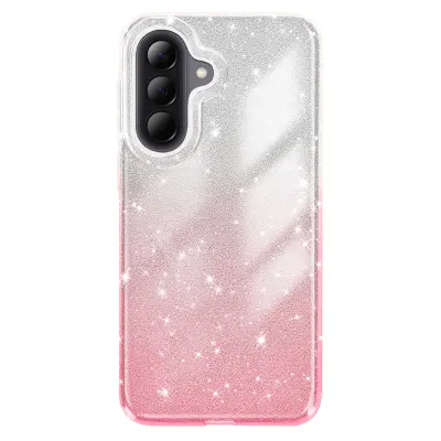 Ovitek za Galaxy A57 Glitter Edition z dvignjenim okvirjem kamere, Večbarvna