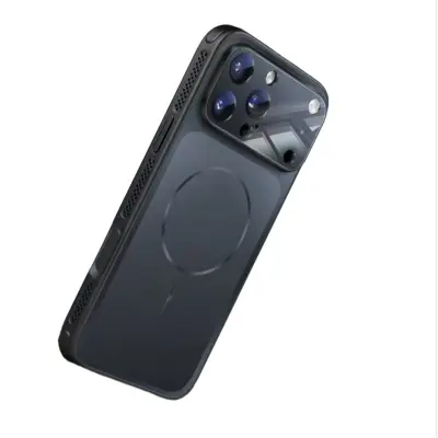 Magnetno Ohišje Združljivo z iPhone 17 Pro, PC Steklo, Odporno na Udarce