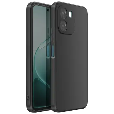 Ovitek za Oppo A6 iz mehkega silikona Protiudarni Oleofoben, Črna