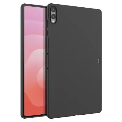 Ovitek iz Mehkega Silikona za Samsung Galaxy Tab S11 Ultra Tanka Mat Zaščita, Črna