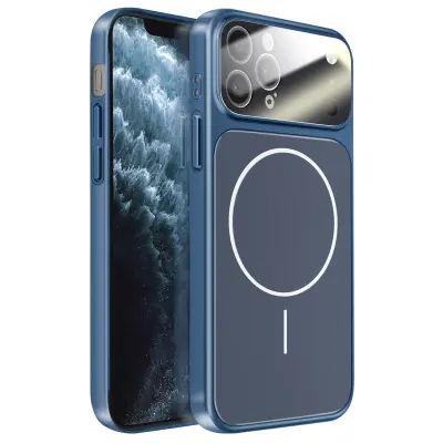 MagSafe ovitek za iPhone 11 Pro Max – AG Glass Mate zaključna obdelava, Nočno modra