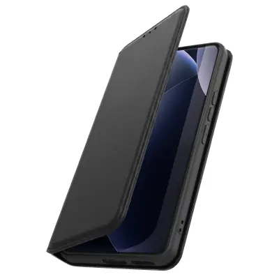Folio etui Redmi Note 15 Pro 4G z držalom za kartice in stojalom, Črna