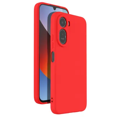 Silikonsko Ohišje Soft-Touch za Redmi A7 Pro Serije Fast Cover, Rdeča