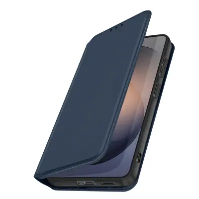 Preklopna torbica za Galaxy S26 Plus magnetna s stojalom Classic Edition, Nočno modra