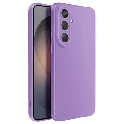 Mehak silikonski ovitek za Galaxy S26 Plus z ojačanim blokom kamere, Vijolična