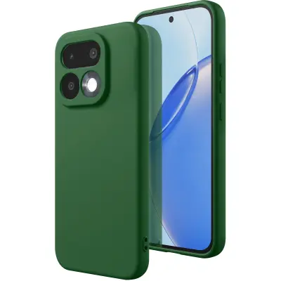 Torbica za Realme 16 Pro, Soft-Touch iz silikona, serija Fast Cover, Zelena