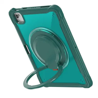 Ovitek za iPad Air 11 M4 2026 s Vogali Bumper proti Udarcem, Zelena