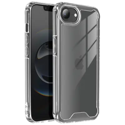 Antišok ovitek z ojačanimi vogali za iPhone 17e, Prozorna
