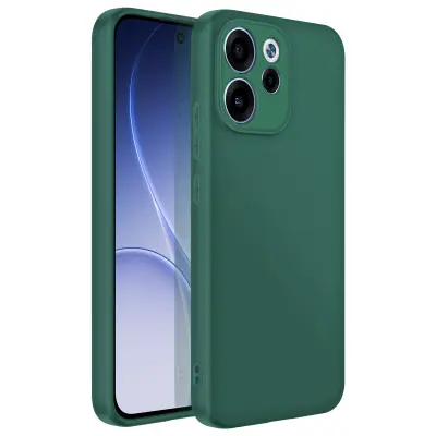 Torbica za Oppo Reno 15F/15 FS mehki silikon odporna na udarce, Temno zelena