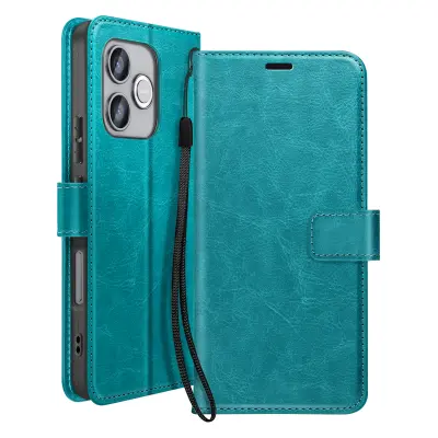 Mayaxess, Denarnica etui Honor 600 Lite z zapestnim trakom in oporo, Turkizna