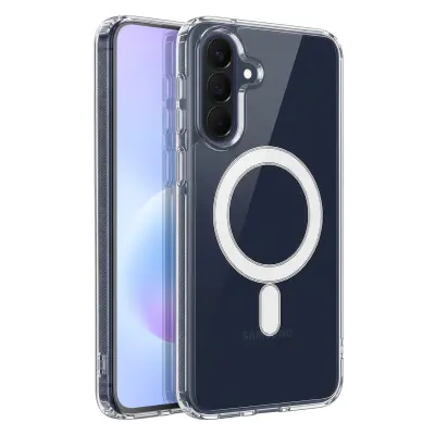 Trdi ovitek za Galaxy A57 združljiv z MagSafe dodatki, Prozorna