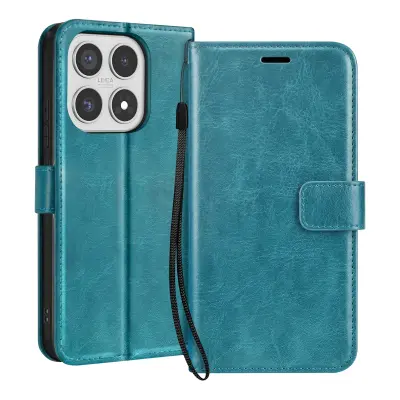 Mayaxess, Denarnica etui Xiaomi 17 z zapestnim trakom in oporo, Turkizna