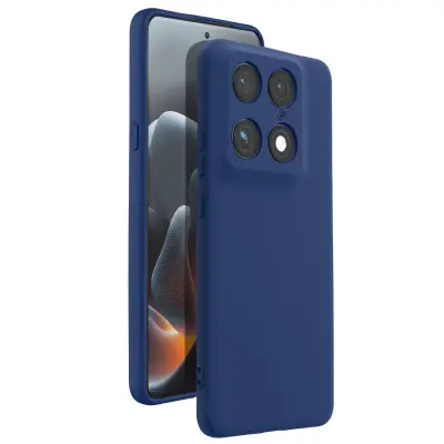 Ovitek za Motorola Signature iz Mehkega Nedrsečega Silikona, Nočno modra
