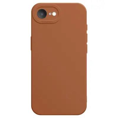Silikonski ovitek za iPhone 17e z robom za kamero, Rjava