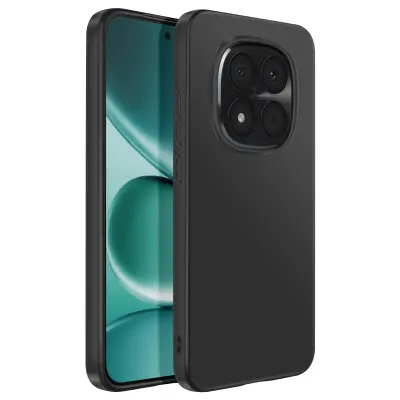 Mayaxess, Silikonski ovitek za Redmi Note 15 Pro 5G odporen na udarce, Črna