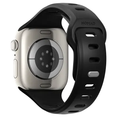 Nomad, Vodoodporen športni pašček 42mm za Apple Watch model Tempo Band, Črna