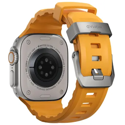 Nomad, Vodoodporen športni pašček 49mm za Apple Watch model Rocky Point, Rumena