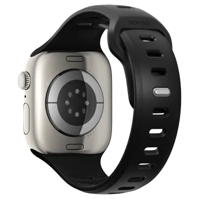 Nomad, Vodoodporen športni pašček 46mm za Apple Watch model Tempo Band, Črna