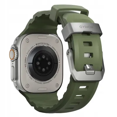 Nomad, Vodoodporen športni pašček 49mm za Apple Watch model Rocky Point, Zelena