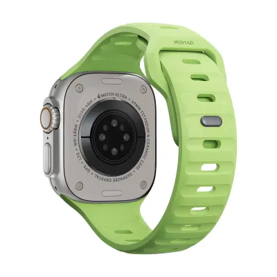Nomad, Pašček za uro Apple Watch 44 / 45 / 46 / 49mm Sport Band, Zelena