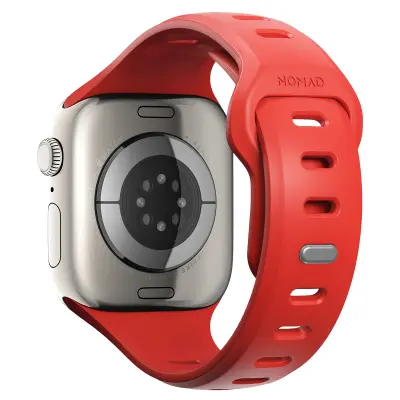Nomad, Vodoodporen športni pašček 42mm za Apple Watch model Tempo Band, Koralna