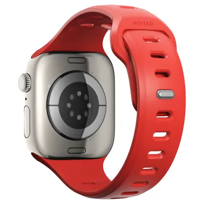Nomad, Vodoodporen športni pašček 46mm za Apple Watch model Tempo Band, Koralna