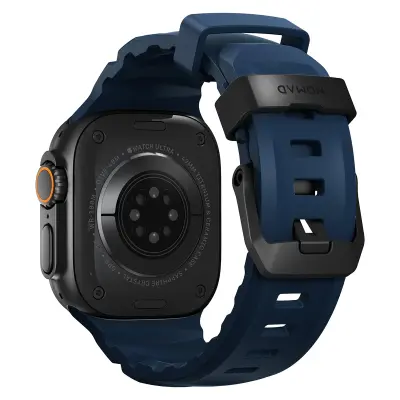 Nomad, Vodoodporen športni pašček 49mm za Apple Watch model Rocky Point, Modro oglje