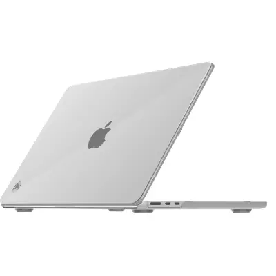 STM, Trd ovitek za MacBook Air 13 Retina M2 M3 M4 Ultra tanek in lahek, Prozorno