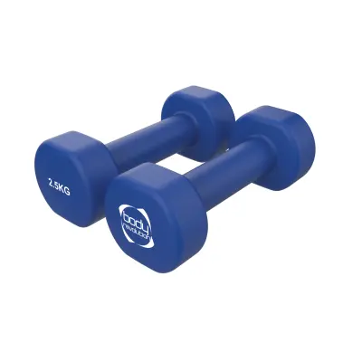 2 x 2,5 kg neoprenske uteži