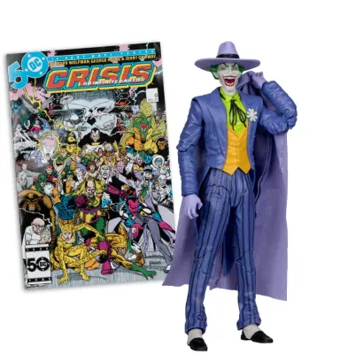 Figurica Joker (Kriza na neskončnih zemljah) 7-palčna akcijsko figurica s stripom McFarlane Toys