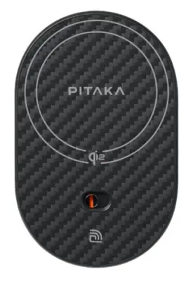 PITAKA MagEZ Pro 2 Qi2 Vent polnilni nosilec črne in sive barve
