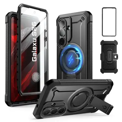 ETUI SUPCASE UNICORN BEETLE PRO MAGSAFE ZA GALAXY S26+ PLUS KOMPLET 2 ETUIJEV, ČRNE