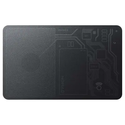 Nomad, Kartica za sledenje lokacije Find My za ultra tanek denarnico, Črna