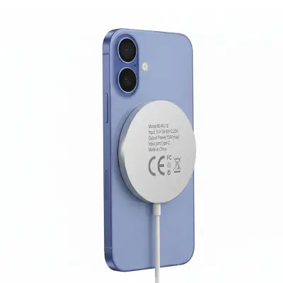 Mayaxess, Polnilnik za iPhone 16 Magsafe magnetni 15W, Bela