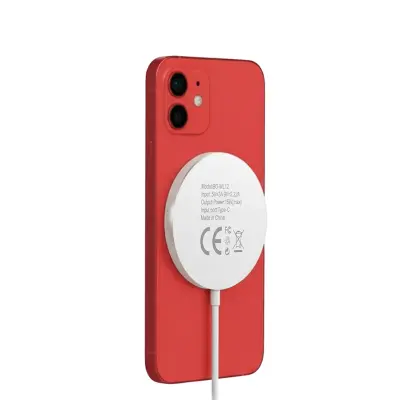 Mayaxess, Polnilnik za iPhone 13 Magsafe magnetni 15W, Bela