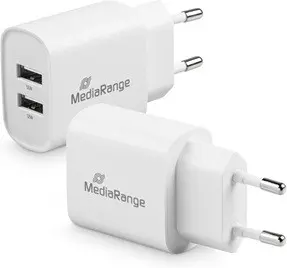 Polnilec hitri mediarange 12w 2xusb-a mrma114