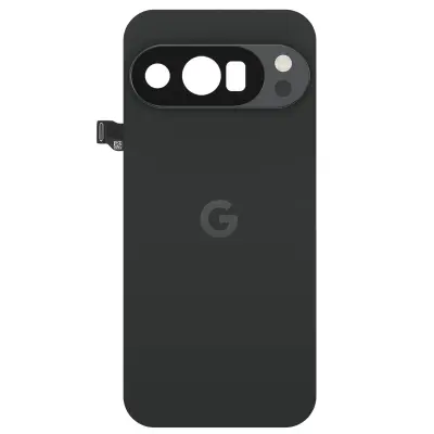 Google, Originalni zadnji pokrov Pixel 10 Pro s prednameščenim lepilom, Črna