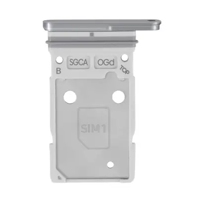 Samsung, Dual Nano SIM pladenj za Galaxy S25 FE Service Pack, Bela