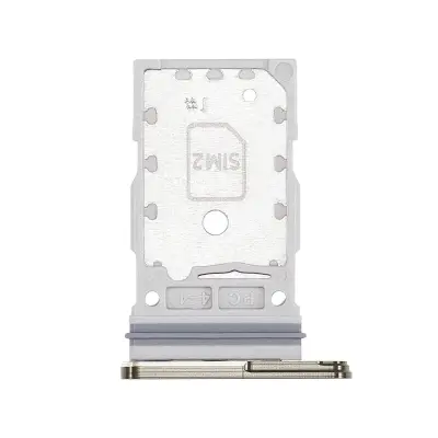 Samsung, Tiroir SIM za Samsung Galaxy S23 Ultra Dual Nano SIM Natančna zamenjava, Bež