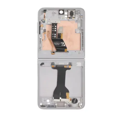 Samsung, Osrednji Okvir za Samsung Galaxy Z Flip 6 Trpežna Struktura, Siva