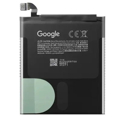 Google, Originalna baterija Pixel 10 Li-ion 4970 mAh G20M7, Črna