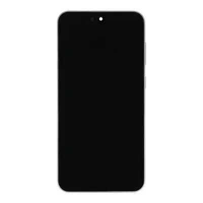 Samsung, Zaslon za Galaxy S23 FE AMOLED Plošča z Dotikom in Okvirjem Service Pack, Oranžna
