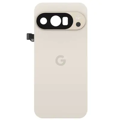 Google, Originalni zadnji pokrov Pixel 10 Pro s prednameščenim lepilom, Bela