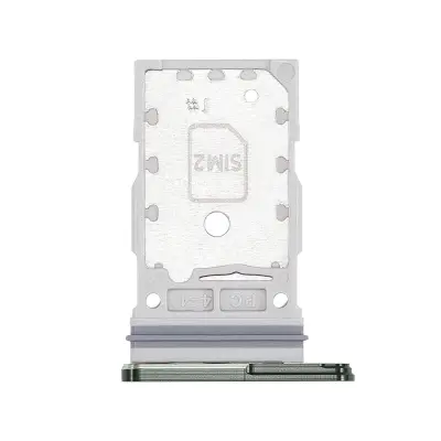 Samsung, Tiroir SIM za Samsung Galaxy S23 Ultra Dual Nano SIM Natančna zamenjava, Zelena