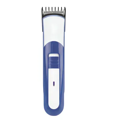 Prenosna 3W polnilna električna strižnica za lase 15,5 cm, Bela / Modra